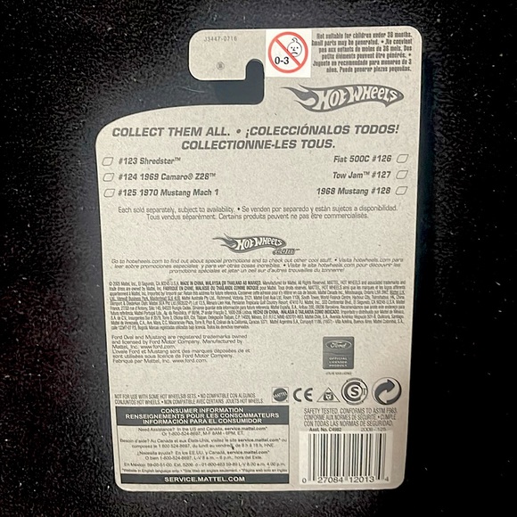 2006 Hot Wheels 1970 MUSTANG MACH 1 Black Collector #125 - Picture 3 of 3